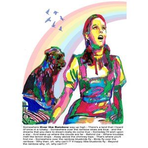 Judy Garland Dorothy Wizard of Oz Print Poster Wall Art 18x24